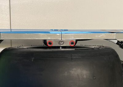 The Onewheel GT motor cable retainer.