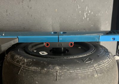 The Onewheel Pint X motor cable retainer.