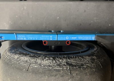The Onewheel Pint X wiring harness cable retainer.