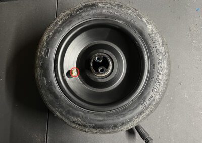 The Onewheel Pint X valve stem.