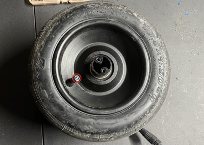 The Onewheel Pint X valve cap.