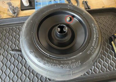 The Onewheel Pint valve stem.